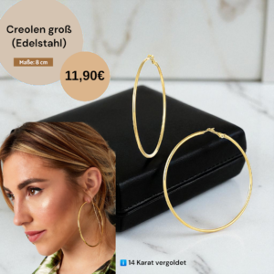 Creolen groß (Edelstahl)