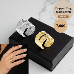 Doppel Ring (Edelstahl)