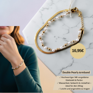 Double Pearly Armband