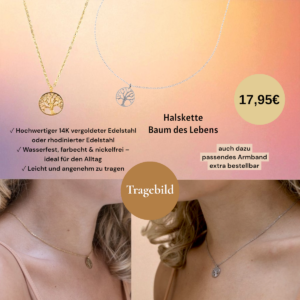 Halskette Baum des Lebens