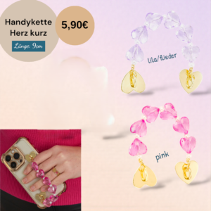 Handykette Herz kurz