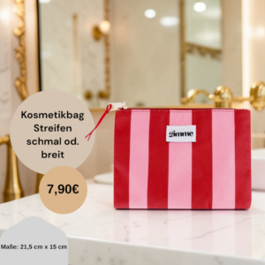 Kosmetikbag Streifen breit