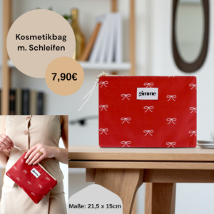 Kosmetikbag mit Schleifen