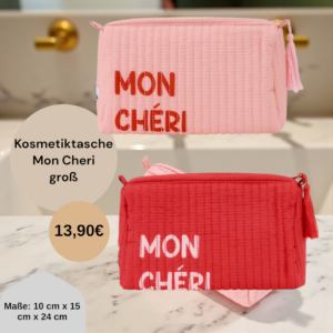 Kosmetiktasche Mon Cheri groß/größer
