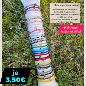 Kristallperlen Armband