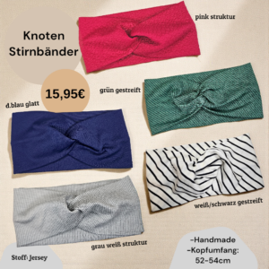 Stirnbänder, Stirnband, Knotenstirnband
