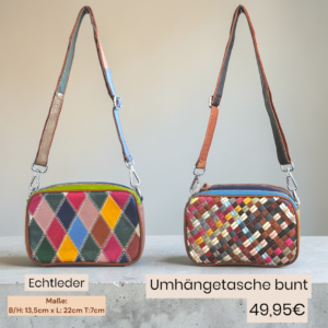 Umhängetasche bunt