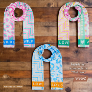 Tuch "Wild Love"