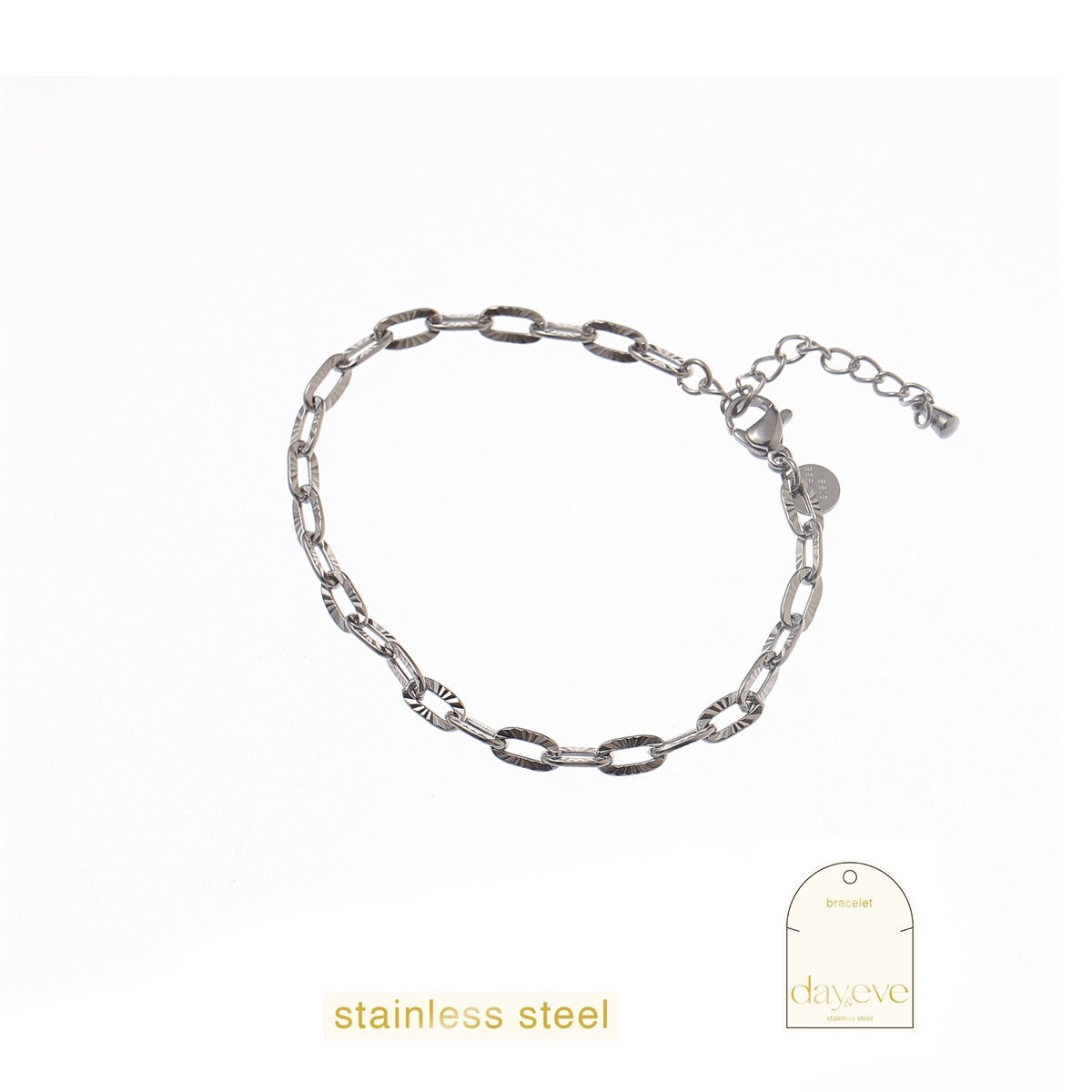 Gestreiftes Gliederarmband – Bild 2