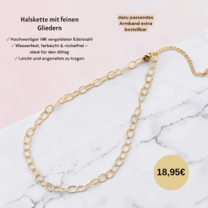 Halskette mit feinen Gliedern