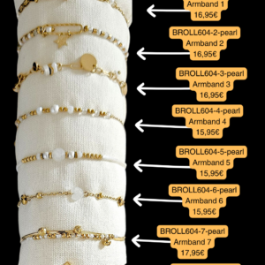 versch. Armbänder - Serie Pearl