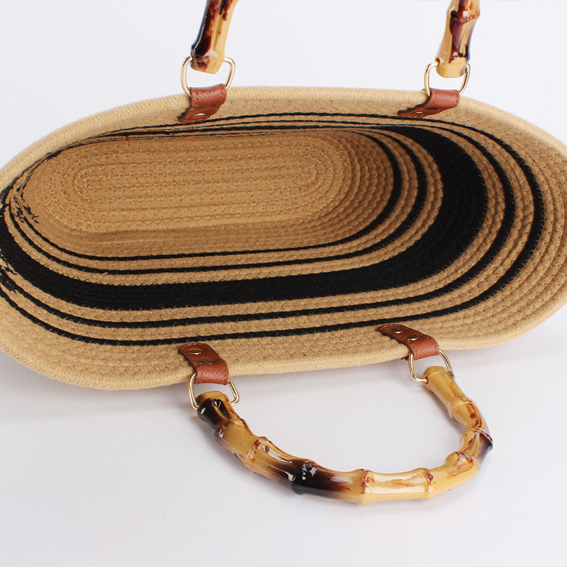 Gewebte Tasche m. standfestem Boden – Bild 4