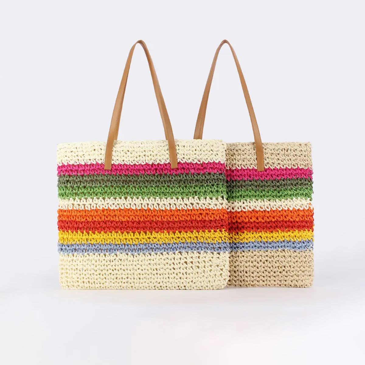 Strandtasche Streifen bunt – Bild 5