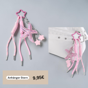 Anhänger Stern, Schlüssel/Taschen Anhänger