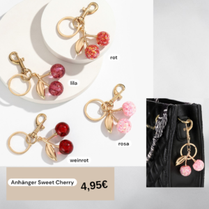 Anhänger Sweet Cherry, Schlüssel/Taschen Anhänger
