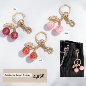 Anhänger Sweet Cherry, Schlüssel/Taschen Anhänger
