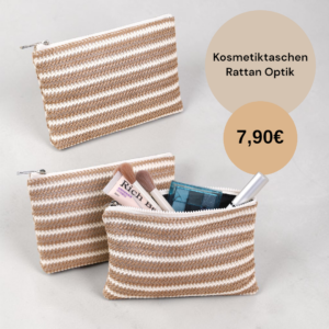 Kosmetiktaschen Rattan Optik