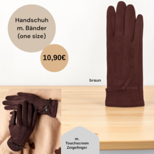 Handschuh m. Bänder, Handschuhe