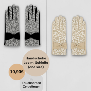 Handschuhe Leo m. Schleife, Handschuhe