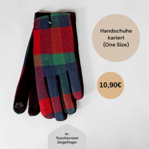 Handschuhe kariert, Handschuh