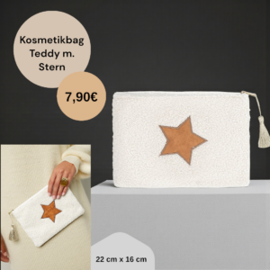 Kosmetikbag Teddy m. Stern