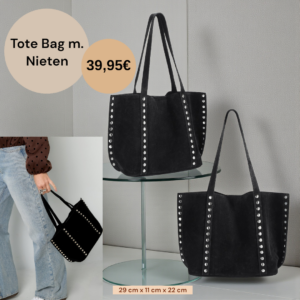 Tote Bag m. Nieten