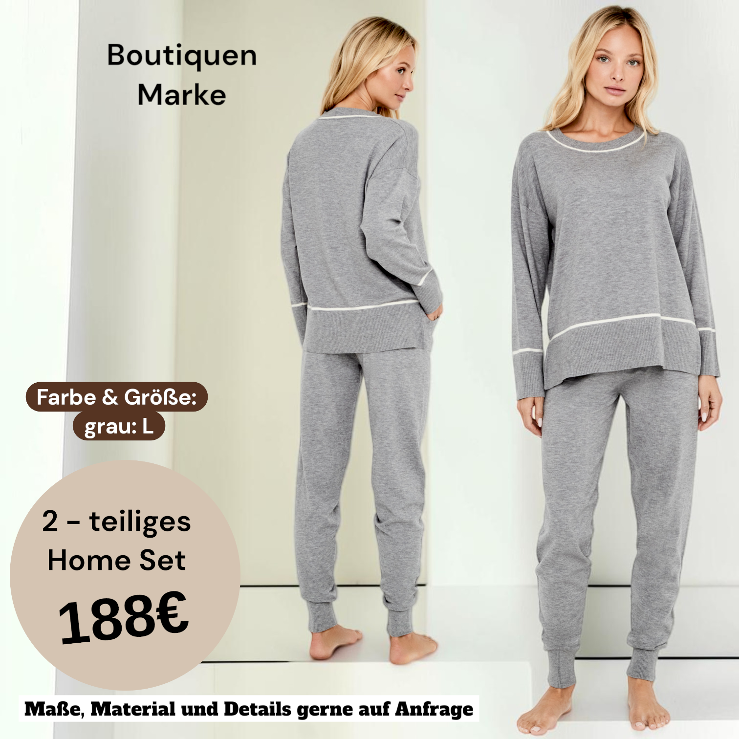 2 teiliges Home Set (Pulli & Hose)