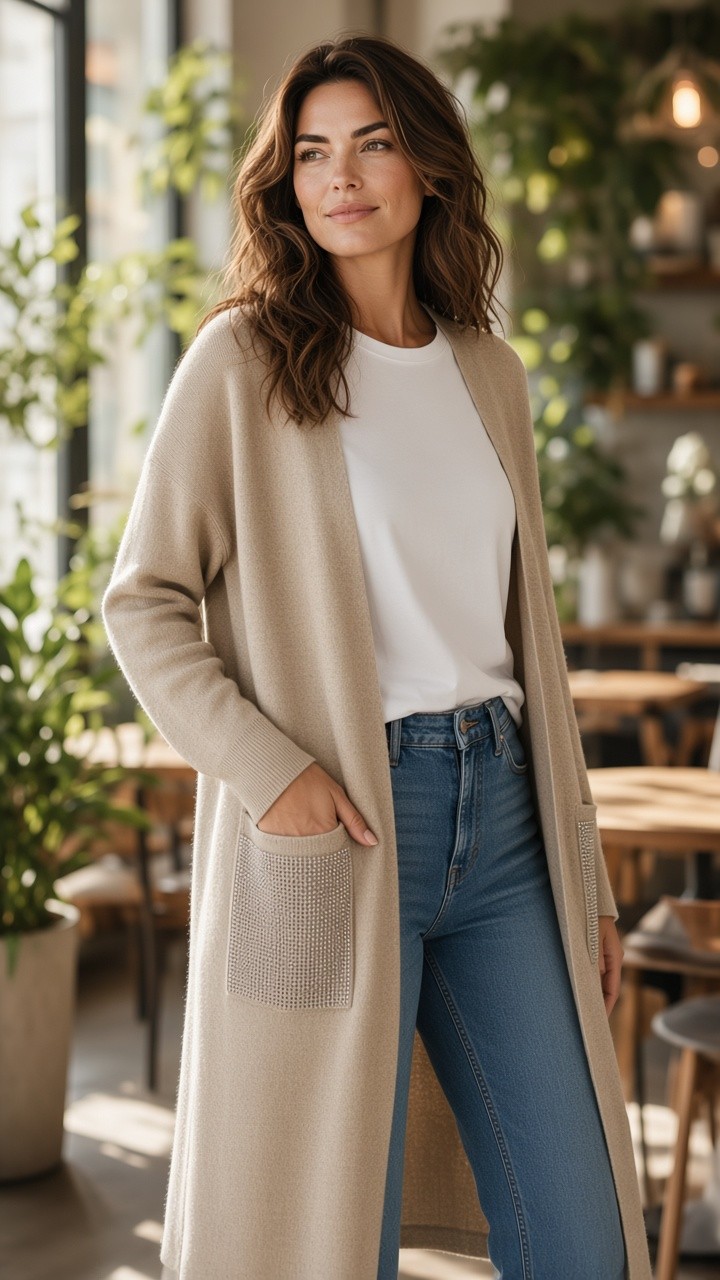 Long Weste/Jacke – Bild 7
