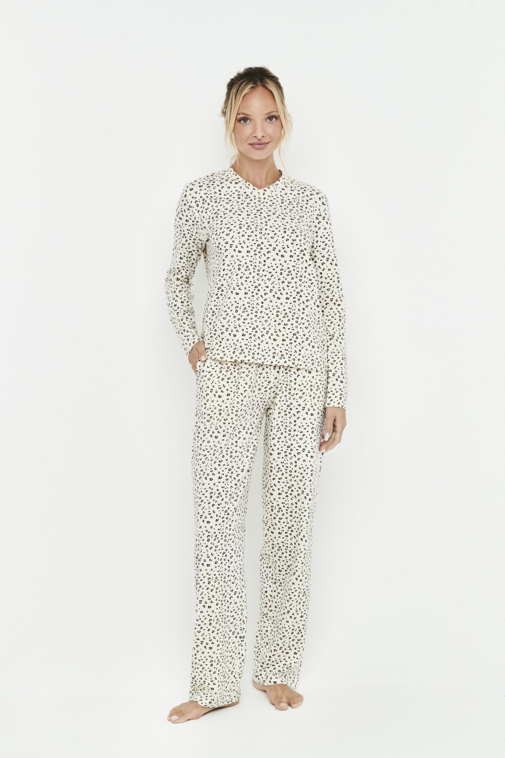 2 teiliges Pyjama Set (lang arm Shirt & Hose) – Bild 5
